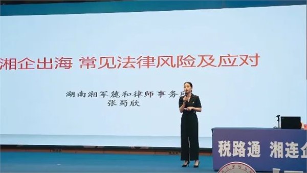 湘军麓和所合伙人张蜀欣律师受邀在2024年湖南省注册税务师协会公益讲坛授课